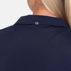 Cutter & Buck Pikétröjor Dam-Virtue Polo V-Neck Blå Navy (580)