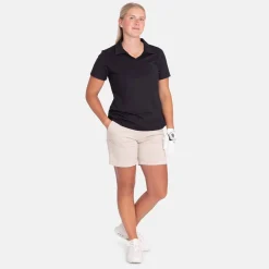 Cutter & Buck Pikétröjor Dam-Virtue Polo V-Neck Svart Svart (99)