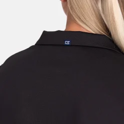 Cutter & Buck Pikétröjor Dam-Virtue Polo V-Neck Svart Svart (99)