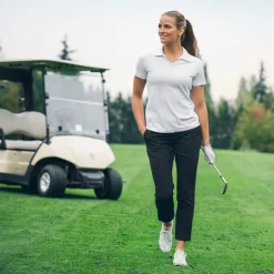 Cutter & Buck Pikétröjor Dam-Virtue Polo V-Neck Vit Vit (00)