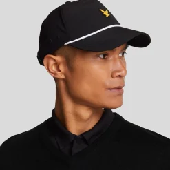 Lyle & Scott Tröjor Herr-V-Neck Merino Blend Svart Jet Black (Z865)