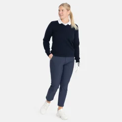 Bogeys & Birdies Byxor Dam-W 7/8 Stretch Blå Navy