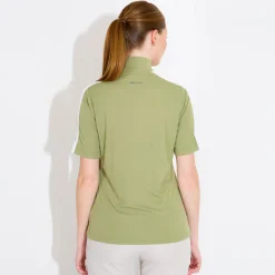 Abacus Pikétröjor Dam-W Aloha Uv Halfsleeve Grön 508-Linden