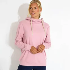 Abacus Tröjor Dam-W Banff Hoodie 879-Dusty-Pink
