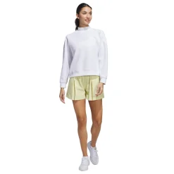 Adidas Tröjor Dam-W Beyond Spacer Mock Layer Sweatshirt Vit White