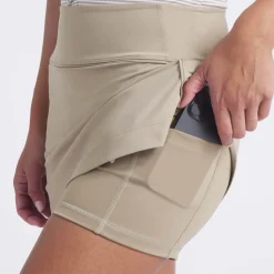 Puma Skorts & Kjolar-W Blake Piped Knit Ice-Coffee