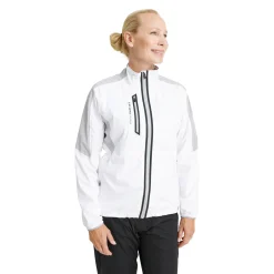 Abacus Regnjackor Dam-W Bounce Jacket Vit 189-White-Lt.Grey