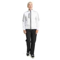Abacus Regnjackor Dam-W Bounce Jacket Vit 189-White-Lt.Grey