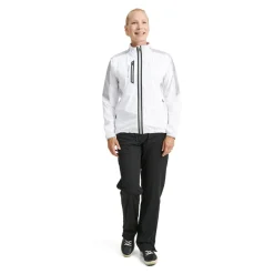 Abacus Regnjackor Dam-W Bounce Jacket Vit 189-White-Lt.Grey