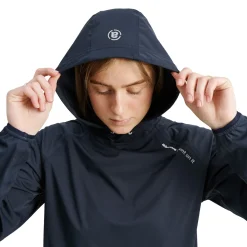 Abacus Regnjackor Dam-W Bounce Waterproof Hoodie Blå 300-Navy
