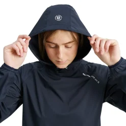 Abacus Regnjackor Dam-W Bounce Waterproof Hoodie Blå 300-Navy