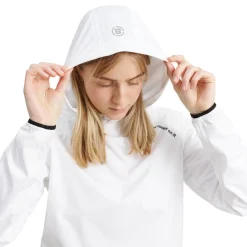Abacus Regnjackor Dam-W Bounce Waterproof Hoodie Vit 100-White