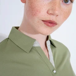 Abacus Pikétröjor Dam-W Bovey Drycool Grön 508-Linden