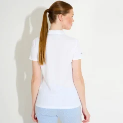 Abacus Pikétröjor Dam-W Bovey Drycool Vit 100-White