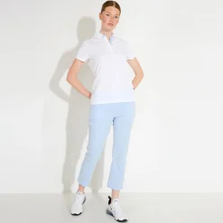 Abacus Pikétröjor Dam-W Bovey Drycool Vit 100-White