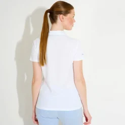 Abacus Pikétröjor Dam-W Bovey Drycool Vit 100-White