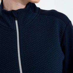 Abacus Tröjor Dam-W Carden Midlayer Jkt Blå 300-Navy