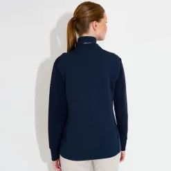 Abacus Tröjor Dam-W Carden Midlayer Jkt Blå 300-Navy