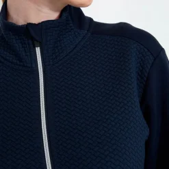 Abacus Tröjor Dam-W Carden Midlayer Jkt Blå 300-Navy