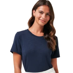 Travis Mathew Pikétröjor Dam-W Cloud Tee Navy-Blazer