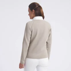 Puma Jackor Dam-W Cloudspun Fleece Hybrid Warm-White-Ice-Coffee