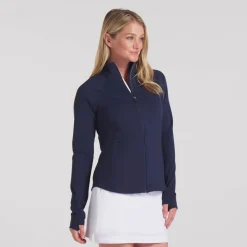 Puma Tröjor Dam-W Cloudspun Tech Fz Power Deep-Navy