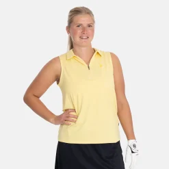 Peak Performance Pikétröjor Dam-W Comfort Zip Sl Mellow-Yellow