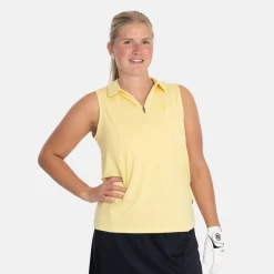 Peak Performance Pikétröjor Dam-W Comfort Zip Sl Mellow-Yellow