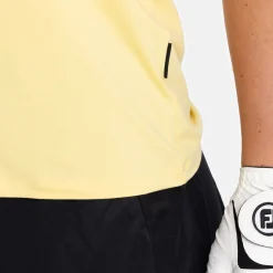 Peak Performance Pikétröjor Dam-W Comfort Zip Sl Mellow-Yellow