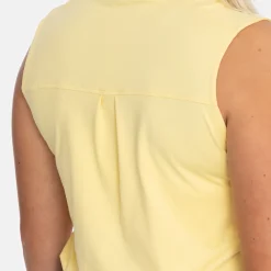 Peak Performance Pikétröjor Dam-W Comfort Zip Sl Mellow-Yellow