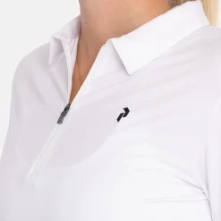 Peak Performance Pikétröjor Dam-W Comfort Zip Vit White
