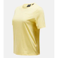 Peak Performance Pikétröjor Dam-W Explore Logo Tee Mellow-Yellow