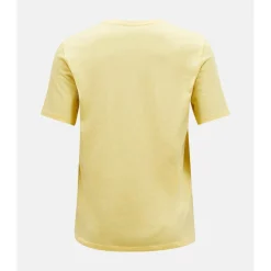 Peak Performance Pikétröjor Dam-W Explore Logo Tee Mellow-Yellow