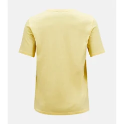 Peak Performance Pikétröjor Dam-W Explore Logo Tee Mellow-Yellow
