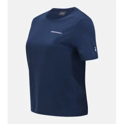 Peak Performance Pikétröjor Dam-W Explore Logo Tee Blue-Shadow