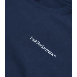 Peak Performance Pikétröjor Dam-W Explore Logo Tee Blue-Shadow