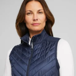 Puma Västar Dam-W Frost Quilted Vest Navy-Blazer