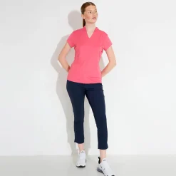 Abacus Pikétröjor Dam-W Hammel Recycled Cupsleeve 410-Lipstick