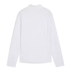 Puma Tröjor Dam-W Houndstooth 1/4 Zip White-Glow