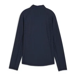 Puma Tröjor Dam-W Houndstooth 1/4 Zip Deep-Navy