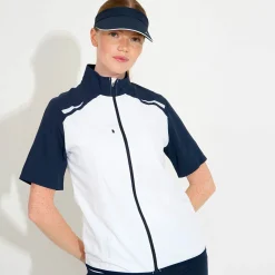 Abacus Jackor Dam-W Lanark Stretch Windshirt Vit 193-White-Navy