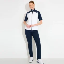 Abacus Jackor Dam-W Lanark Stretch Windshirt Vit 193-White-Navy