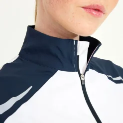 Abacus Jackor Dam-W Lanark Stretch Windshirt Vit 193-White-Navy