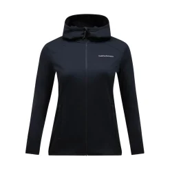 Peak Performance Tröjor Dam-W Light Zip Hood Svart Black