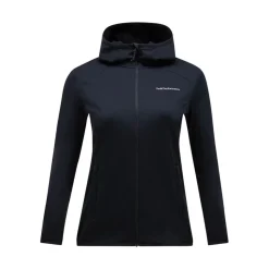 Peak Performance Tröjor Dam-W Light Zip Hood Svart Black