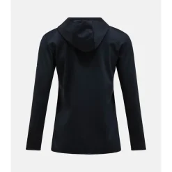 Peak Performance Tröjor Dam-W Light Zip Hood Svart Black