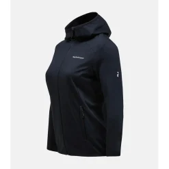 Peak Performance Tröjor Dam-W Light Zip Hood Svart Black