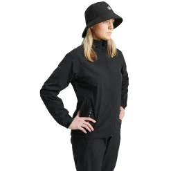 Abacus Regnjackor Dam-W Links Stretch Svart 600-Black