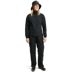 Abacus Regnjackor Dam-W Links Stretch Svart 600-Black