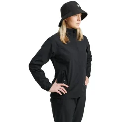 Abacus Regnjackor Dam-W Links Stretch Svart 600-Black